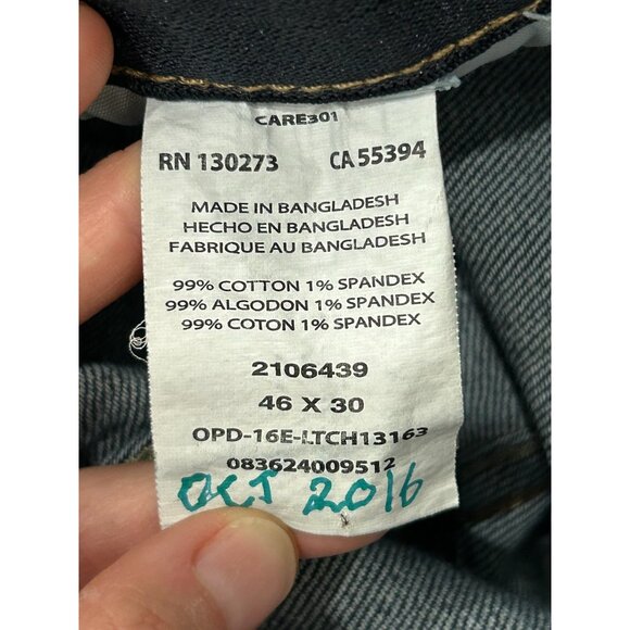 Lee Premium Select Mens Relaxed Straight Leg Jeans Sz 46 Blue Denim - Picture 6 of 10